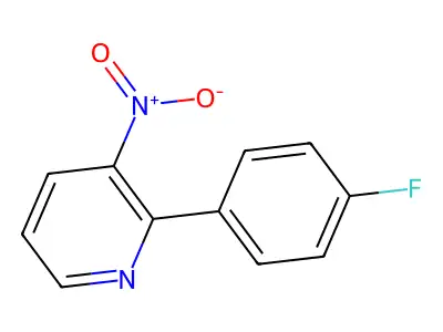 2-(4-Fluorophenyl)-3-nitropyridine structure