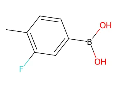 3-Fluoro-4-methylbenzeneboronic acid structure