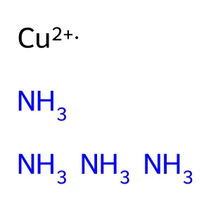 Tetraamminecopper(2+) structure