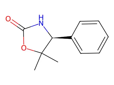(S)-(+)-5,5-Dimethyl-4-phenyl-2-oxazolidinone structure