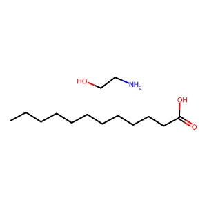Hydroxyethylammonium laurate structure
