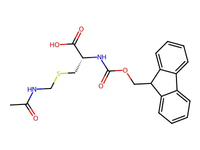 Fmoc-D-Cys(Acm)-OH structure