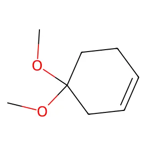 Cyclohexene, 4,4-dimethoxy- structure