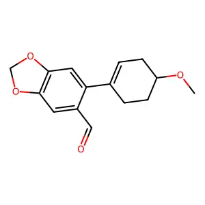 Piperonal, 6-(4-methoxy-1-cyclohexen-1-yl)- structure