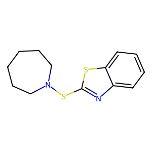 2-((六氢-1H-氮杂䓬-1-基)硫基)苯并噻唑 structure