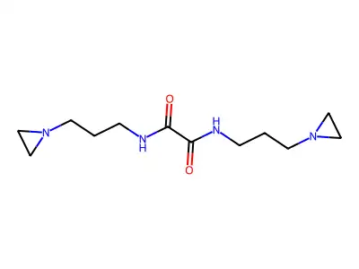 N,N'-bis[3-(aziridin-1-yl)propyl]oxamide structure