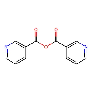 烟酸酐 structure