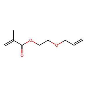 2-甲基-2-丙烯酸-2-(2-丙烯-1-基氧)乙酯 structure