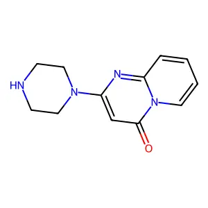 2-(1-piperazinyl)-4H-pyrido(1,2-a)pyrimidin-4-one structure