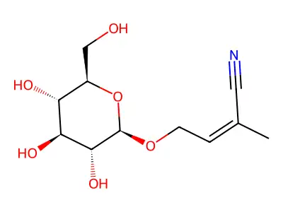 Rhodiocyanoside A structure
