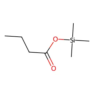 Butanoic acid, trimethylsilyl ester structure