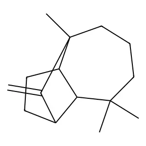 (1R,3aS,4R,8aR)-Decahydro-4,8,8-trimethyl-9-methylene-1,4-methanoazulene structure