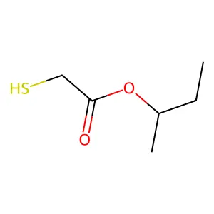 Butan-2-yl 2-sulfanylacetate structure