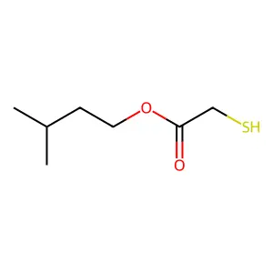 Isopentyl thioglycolate structure