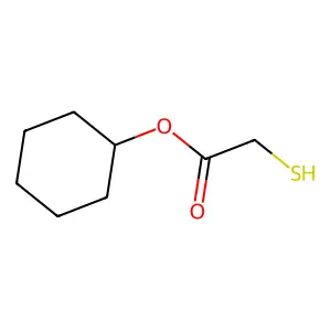 Cyclohexyl mercaptoacetate structure
