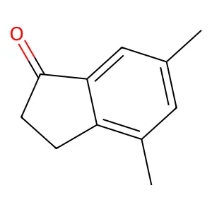 1H-inden-1-one, 2,3-dihydro-4,6-dimethyl- structure