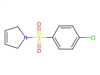1-(4-Chlorophenyl)sulfonyl-2,5-dihydropyrrole structure