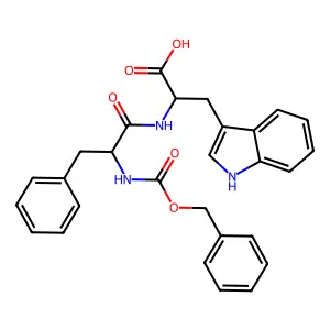 Z-Phe-Trp-OH structure