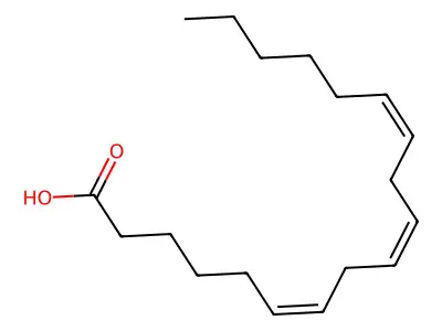 Γ-亚麻酸 structure