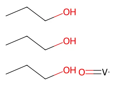 (T-4)-Oxotripropoxyvanadium structure