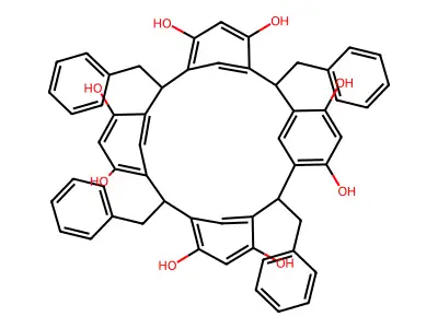 C-Benzylcalix[4]resorcinarene structure