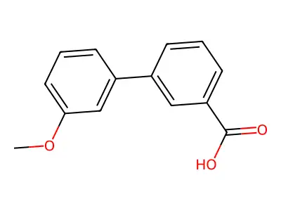3'-Methoxy-biphenyl-3-carboxylic acid structure