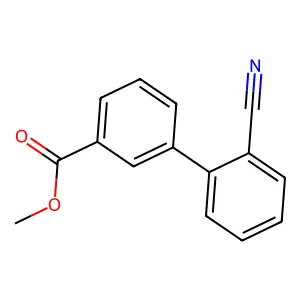 Methyl 3-(2-cyanophenyl)benzoate structure