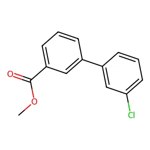 Methyl 3'-chloro[1,1'-biphenyl]-3-carboxylate structure