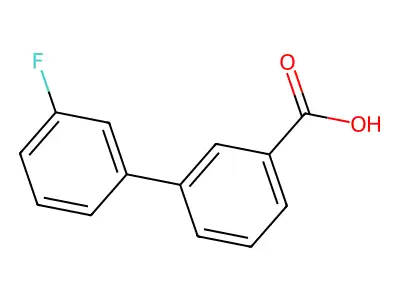 3'-Fluoro[1,1'-biphenyl]-3-carboxylic acid structure