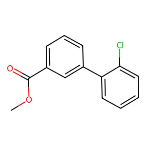 Methyl 2'-chloro[1,1'-biphenyl]-3-carboxylate structure
