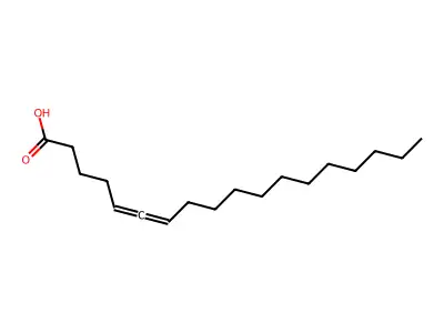 5,6-Octadecadienoic acid structure