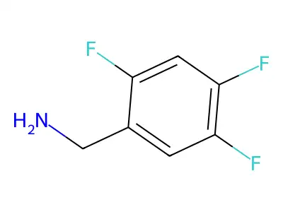 2,4,5-Trifluorobenzylamine structure