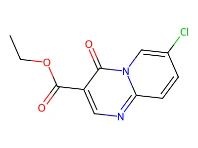 ethyl 7-chloro-4-oxo-4H-pyrido[1,2-a]pyrimidine-3-carboxylate structure