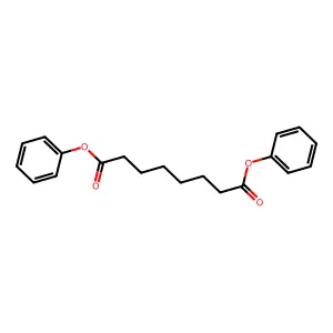 Diphenyl suberate structure