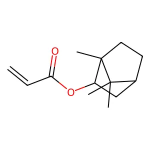 Endo-1,7,7-trimethylbicyclo[2.2.1]hept-2-YL acrylate structure