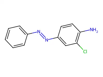 2-Chloro-4-(2-phenyldiaz-1-enyl)aniline structure