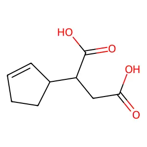 2-Cyclopent-2-en-1-ylbutanedioic acid structure