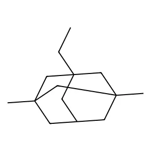 1,3-Dimethyl-5-ethyladamantane structure