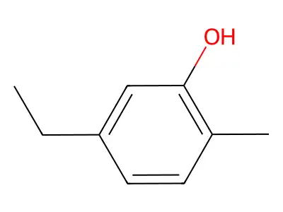 5-Ethyl-o-cresol structure