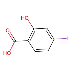 2-羟基-4-碘苯甲酸 structure