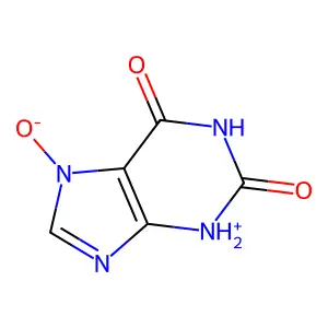 黄嘌呤7-N-氧化物 structure