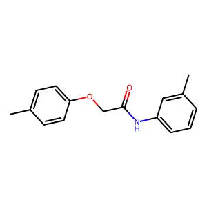 2-(4-methylphenoxy)-N-(3-methylphenyl)acetamide structure