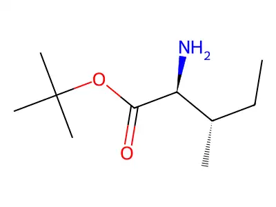 L-异亮氨酸叔丁酯 structure