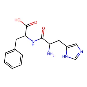 Histidylphenylalanine structure