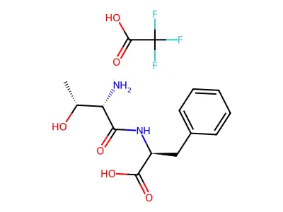 (2S)-2-[(2S,3R)-2-Amino-3-hydroxybutanamido]-3-phenylpropanoic acid structure