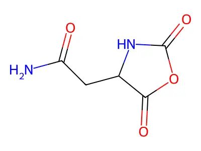 2,5-二氧代噁唑烷-4-乙酰胺 structure