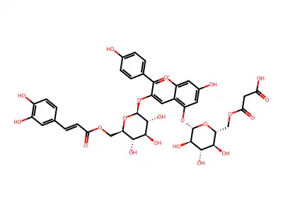 4'''-Demalonylsalvianin structure