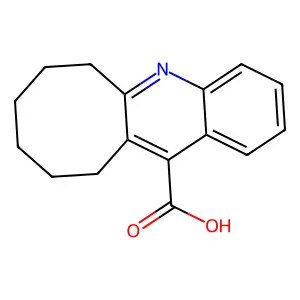 6,7,8,9,10,11-Hexahydrocycloocta[b]quinoline-12-carboxylic acid structure