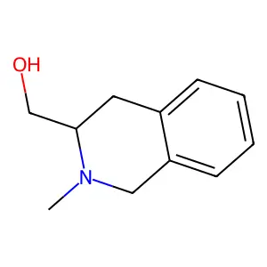 (2-Methyl-1,2,3,4-tetrahydroisoquinolin-3-yl)methanol structure