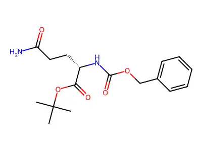 N2-苄基 叔丁基 N2-羧基-L-2-氨基戊二酸酯 structure
